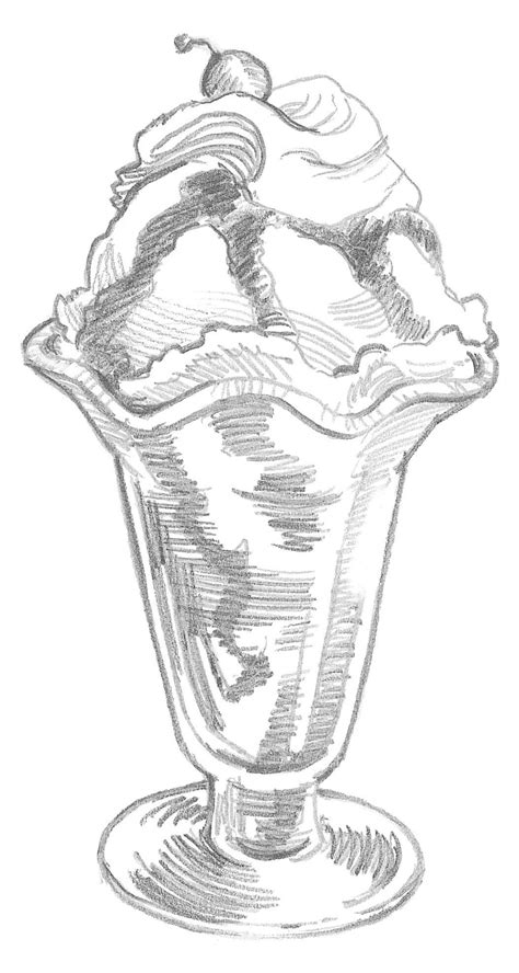 Ice Cream Drawing Reference And Sketches For Artists