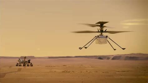 Nasas Ingenuity Helicopter Aces First Test Flight In Martian Environment