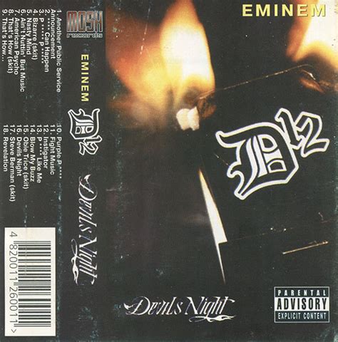Eminem D12 Devils Night 2001 Cassette Discogs