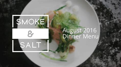 See more of yami rib & burger salt rock on facebook. Smoke & Salt - August 2016 Menu - YouTube