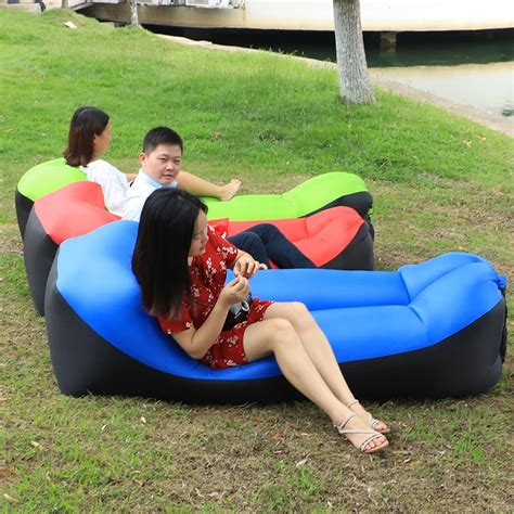 Inflatable Air Sofa Laybag Outdoor Portable Beach Lazy Bag Foldable
