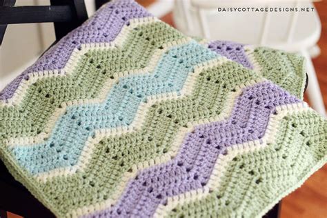 How To Make A Ripple Blanket Crochet Pattern Daisy Cottage Designs