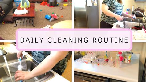 daily cleaning routine speed cleaning how i keep the house tidy collab video youtube
