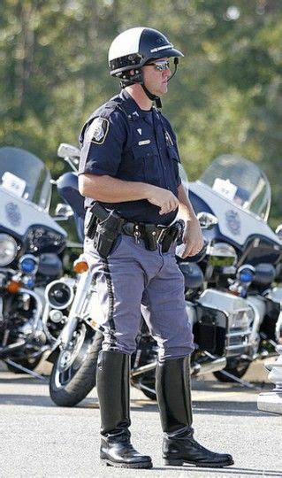 Motorcycle Cop Cop Uniform Hot Cops Riding Helmets