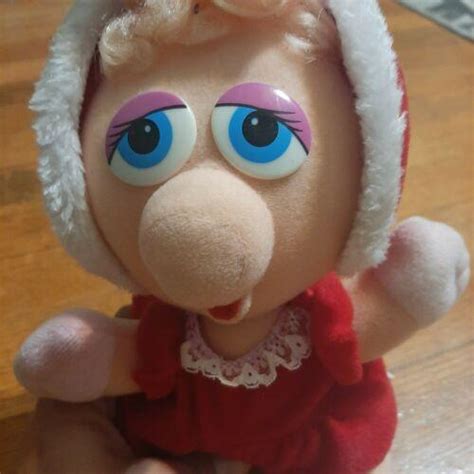 1987 Jim Hensons Mcdonalds Baby Miss Piggy Stuffed Plush 3921462357