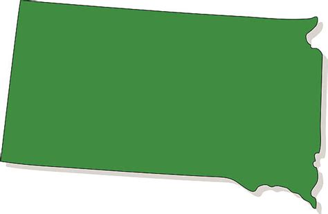 South Dakota Map Illustrations Royalty Free Vector Graphics And Clip Art