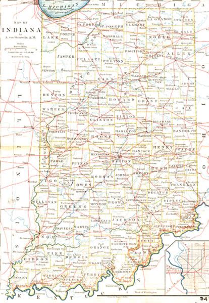 List the time zone(s) of each state. ISL: Images of Indiana: 92 Counties