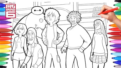 Big Hero 6 Coloring Pages For Kids