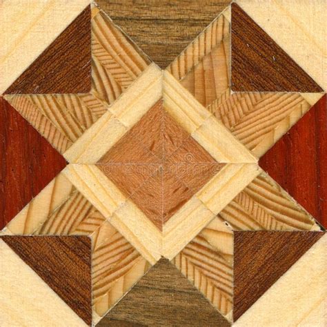 Wooden Marquetry Can Be Patterns Created From The Combination Of Wood