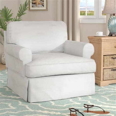 These custom furniture slipcovers come with optional separate seat cushion covers. Rundle T-Cushion Armchair Slipcover | Slipcovers for ...