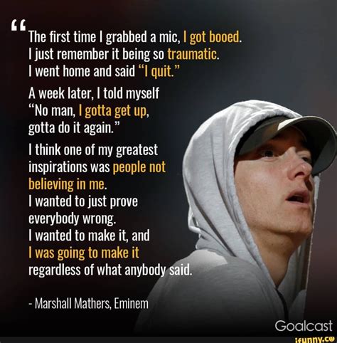 Eminem is a lyrical genius. Eminem quote : Eminem