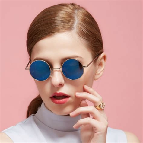 Luxury Brand Designer Retro Round Sunglasses Men And Women Anti Uv400