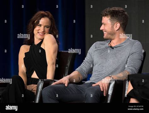 cast members ryan phillippe r and juliette lewis attend a panel for the television series