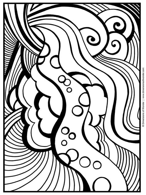 New Abstract Pattern Coloring Pages For Adults Pics - Drawer