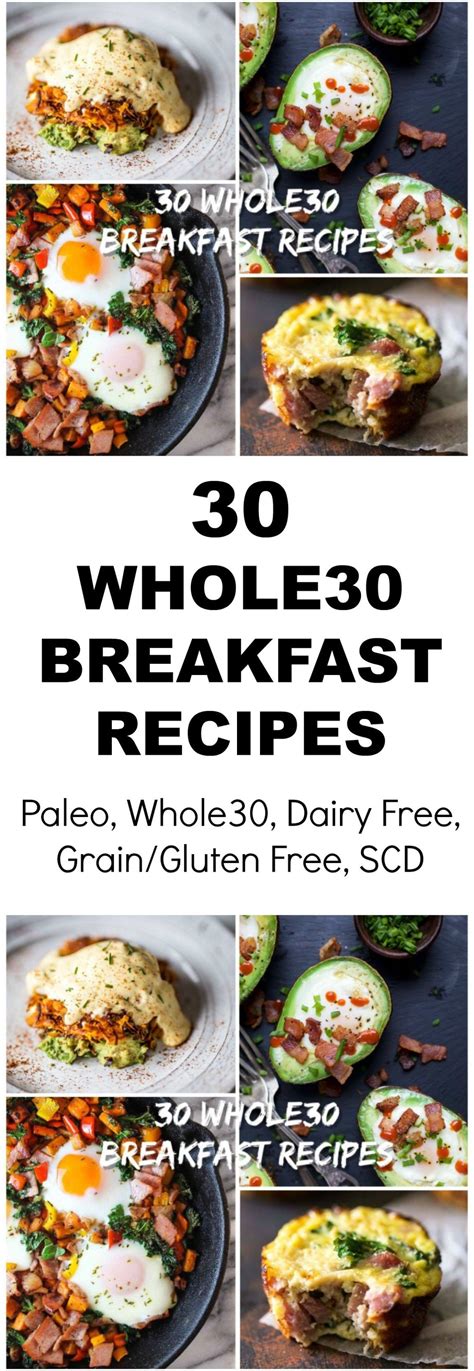 Top 30 Whole30 Breakfasts Whole 30 Breakfast Whole 30 Snacks Whole