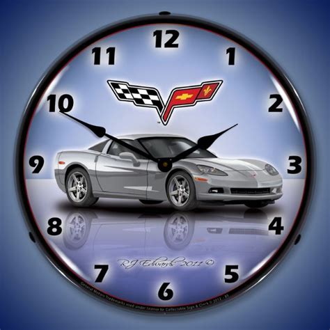 C6 Corvette Blade Silver Garage Art™