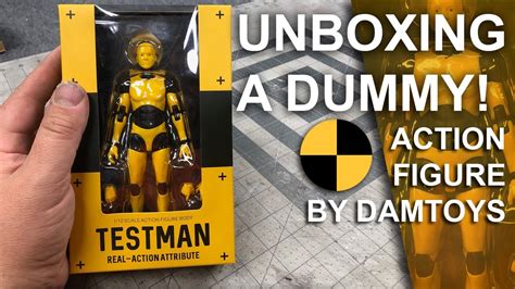 Testman Action Figure By Damtoys Unboxing And Review Hes A Crash Test
