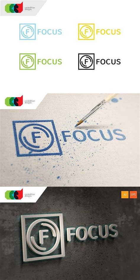 Download nu deze focus point digital concept elements icon logo vectorillustratie. Focus - Logo Template | Focus logo, Logo templates, Logos