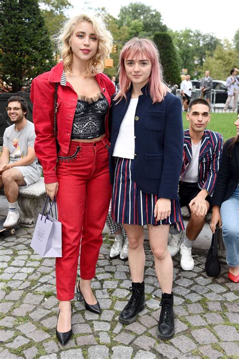 Maisie Williams Attends The Thom Browne The Officepeople Performance