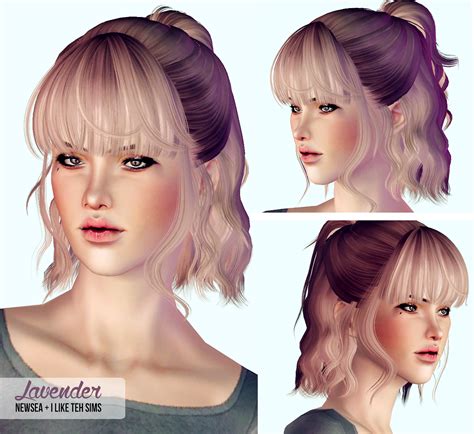 Sims 4 Coiffures A Telecharger Coiffures Cheveux Longs