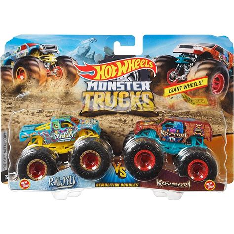Hot Wheels Monster Trucks 2 Pack The Toy Store