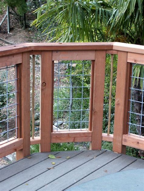 Vinyl porch railings, aluminum deck railings, composite or. square, wide chain-link | Rustic landscaping, Garden ...