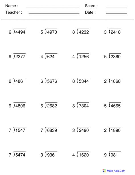 Maybe you would like to learn more about one of these? Division Worksheets Printable Long Division Worksheets 4th Grade The Best Facts F Fun For ...