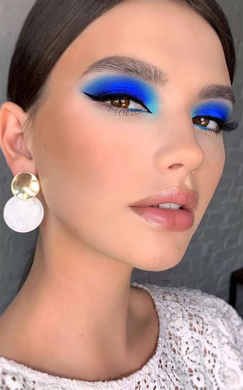 Blue Makeup Beauty And Health