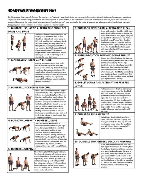 Spartacus Workout 3 0 Pdf Search Results Calendar 2015