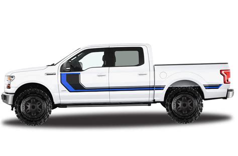 Ford F 150 2015 2017 Supercrew 55 Bed Vinyl Decal Wrap Kit Rally