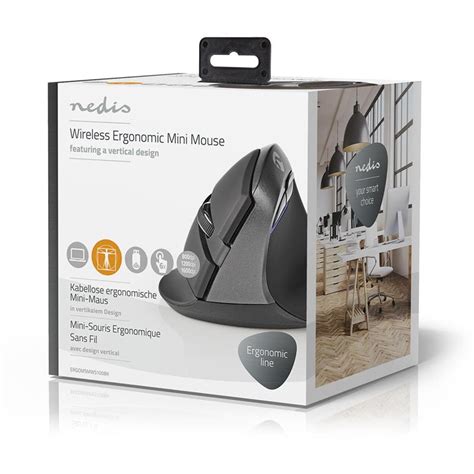 Nedis Wireless Mouse 800 1600dpi 6 Buttons Optical I Goodseu