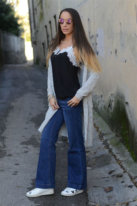 Completo da donna in ecopelle felpa zip con cappuccio e pantalone con elastico alle caviglie. Cardigan lungo - Come abbinarlo e la mia proposta di outfit
