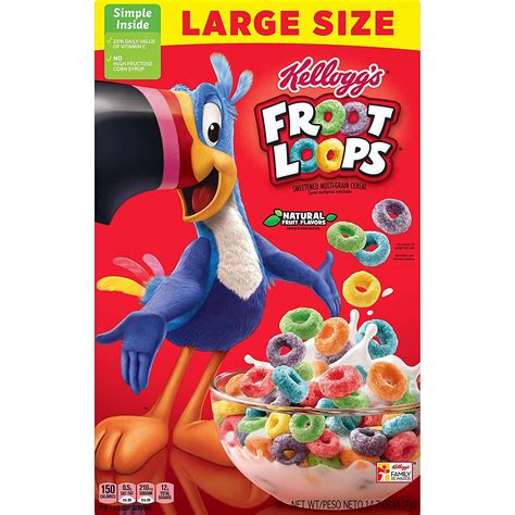 Kelloggs Froot Loops Large Size 147oz Box For Only 274