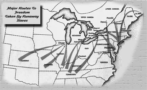 Routes Of The Underground Railroad