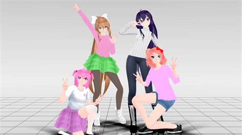 Ddlc Casual Model Pack By Allei2511 On Deviantart