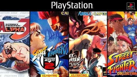 Street Fighter Games For Ps1 Youtube