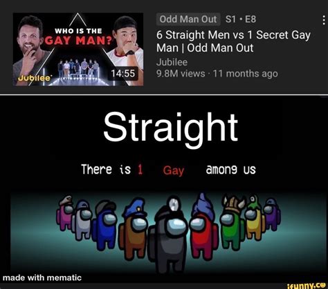 Odd Man Out 6 Straight Men Vs 1 Secret Gay Man I Odd Man Out Jubilee 9 8m Views 11 Months Ago