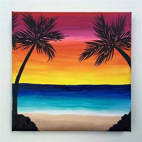 Pin By Dianad On 6 Summer Beach Art Painting Beach Canvas Paintings