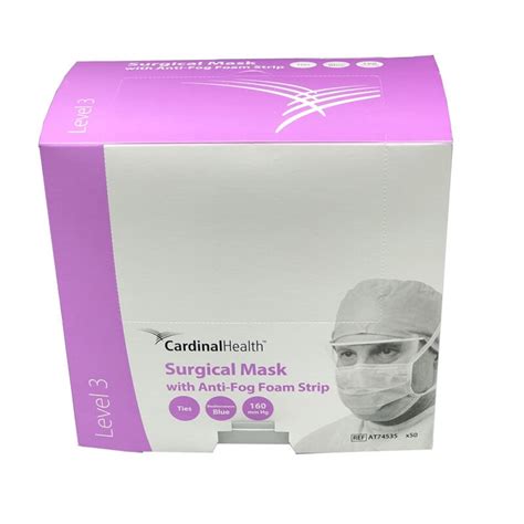 Cardinal Health Surgical Mask W Ties Level Dmr Supplies
