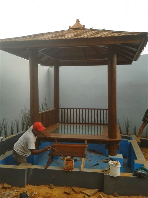 Selain wilayah itu, ada biaya sesuai jauh . Saung-Gazebo-Bambu-Atapsirat | Tukang Taman