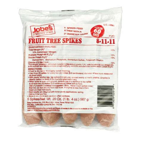 Buy it now +$1.99 shipping. Jobe's Fruit Tree Fertilizer Spikes