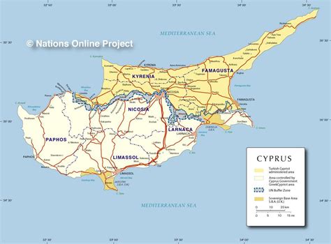 Mappa Cipro Cartina Di Cipro Cipro Mappa Mappe
