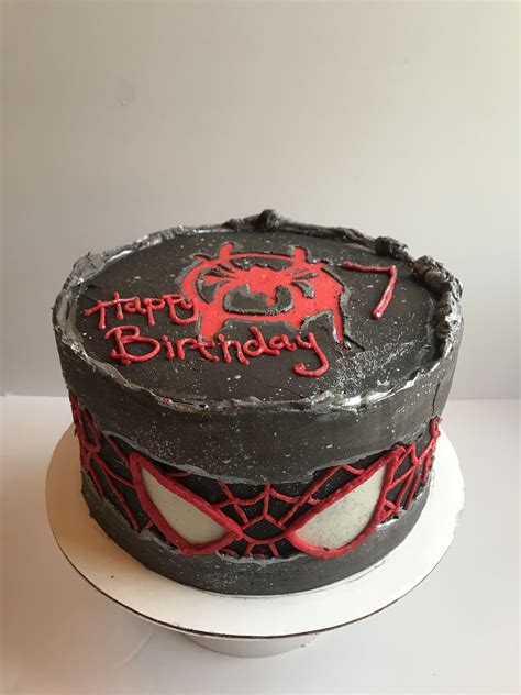 I Made Miles Morales Spider Man Cake Rcakedecorating