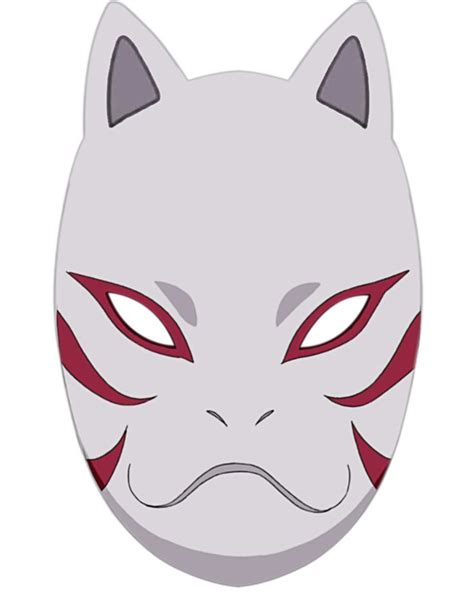 Kakashi Anbu Mask Máscara Kitsune Mascaras Anbu Tatuajes De Animes