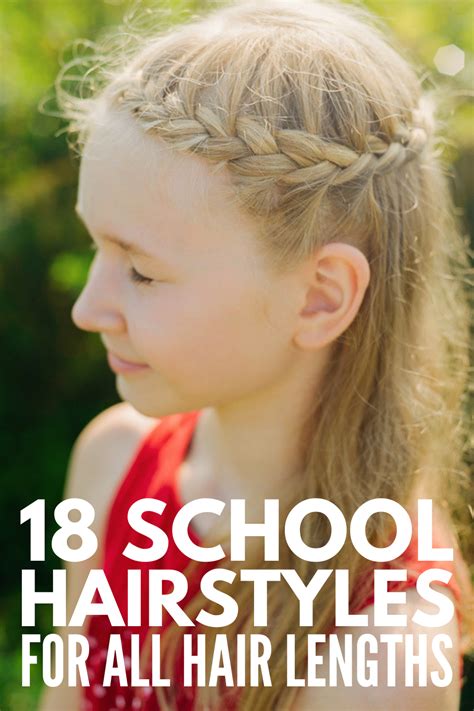 18 Simple And Easy Back To School Hairstyles For Girls We Love Hairstyles For School Back To