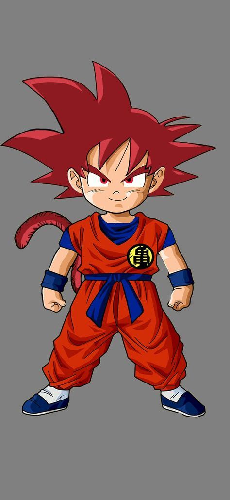 Kid Goku Super Saiyan God Dragon Ball Super Goku Super Kid Goku
