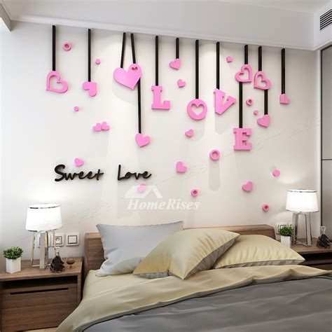 The room is outfitted with a timothy oulton chaise, a danish cocktail table, an akari pendant light by noguchi, shades of a rebecca atwood fabric, and a vintage moroccan rug. Love Wall Decals Acrylic 3d Living Room For Adults Living ...