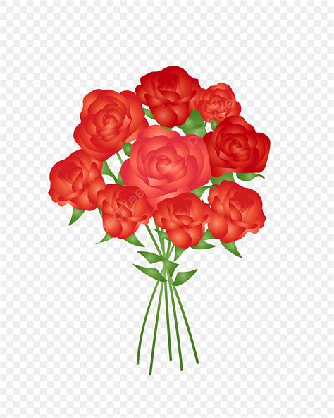 Red Rose Flower Vector Png Images Vector Red Rose Flower Png Free