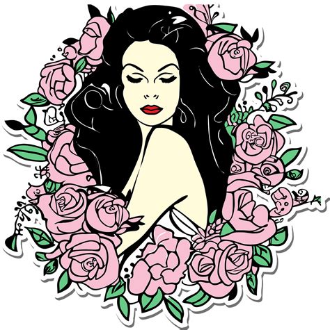 Download Woman Roses Beautiful Royalty Free Vector Graphic Pixabay