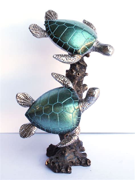 Sea Turtle Figurines Sea Life Statues California Seashell Company